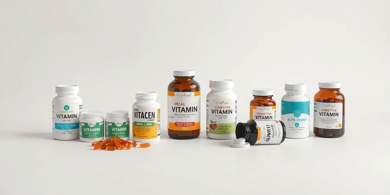 Suplementos vitamínicos en envases elegantes